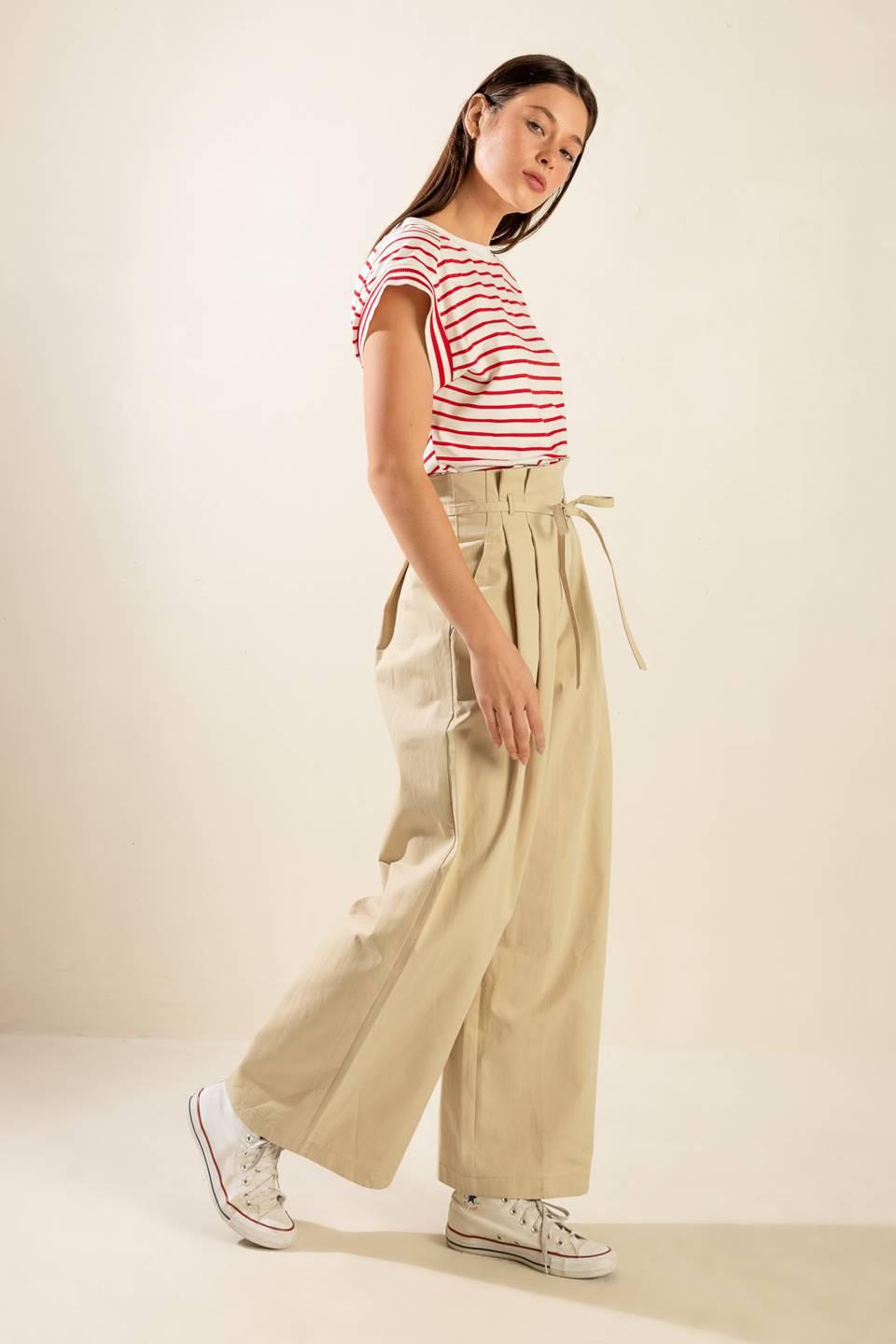 Finally Over Woven Pants in cream multi, view 7 — Soul Flow Apparel