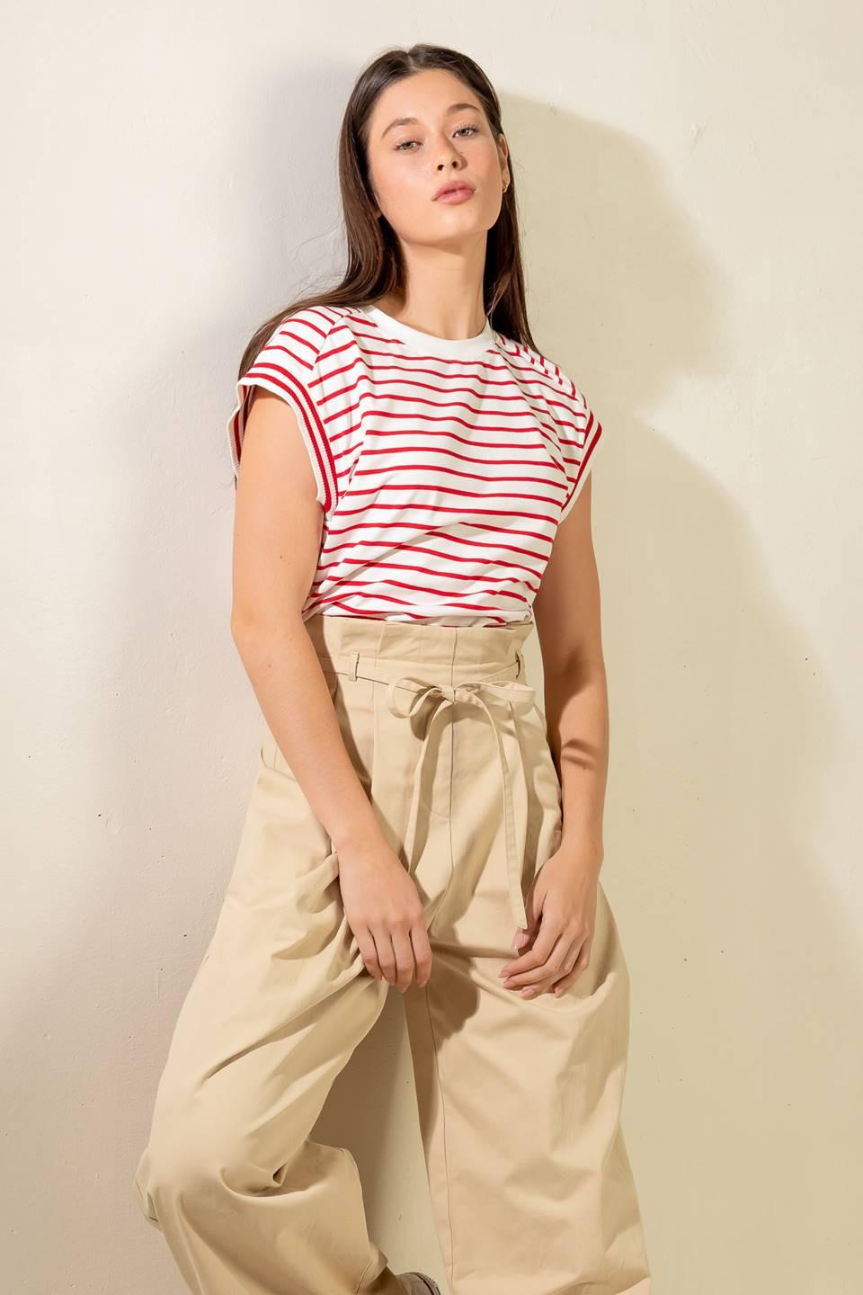 Finally Over Woven Pants in cream multi, view 9 — Soul Flow Apparel