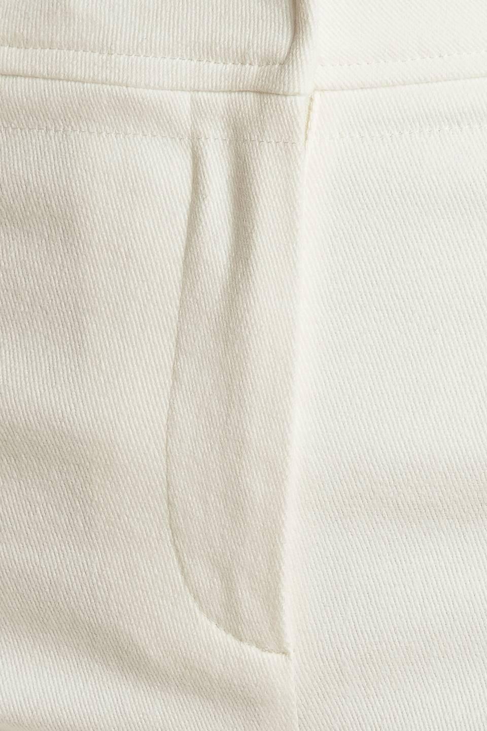 Lily Petal White Woven Pants, fabric swatch — Soul Flow Apparel