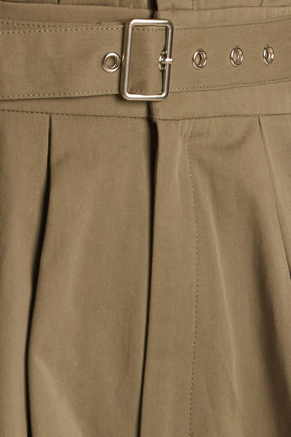 Heart of a Woman Woven Romper in olive, fabric swatch — Soul Flow Apparel
