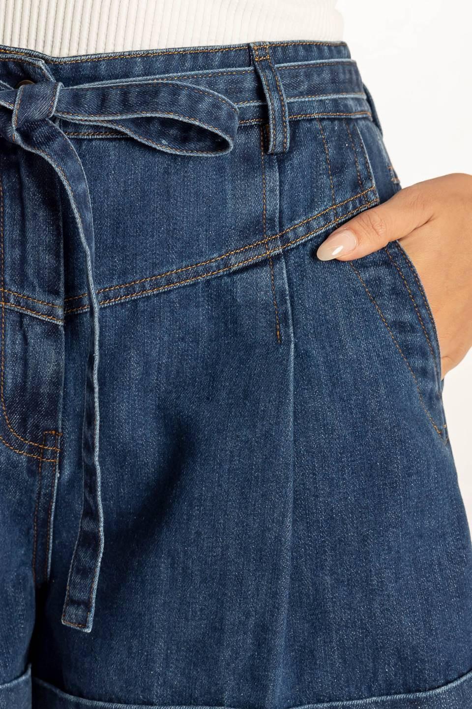 Walk in the Park Denim Shorts, view 5 — Soul Flow Apparel