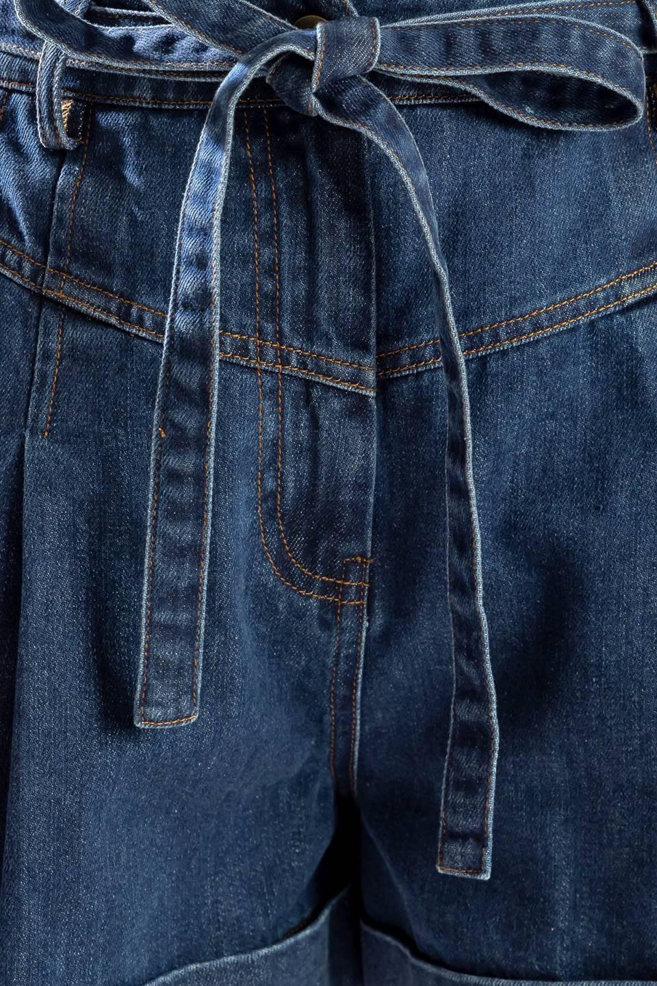 Walk in the Park Denim Shorts, fabric swatch — Soul Flow Apparel