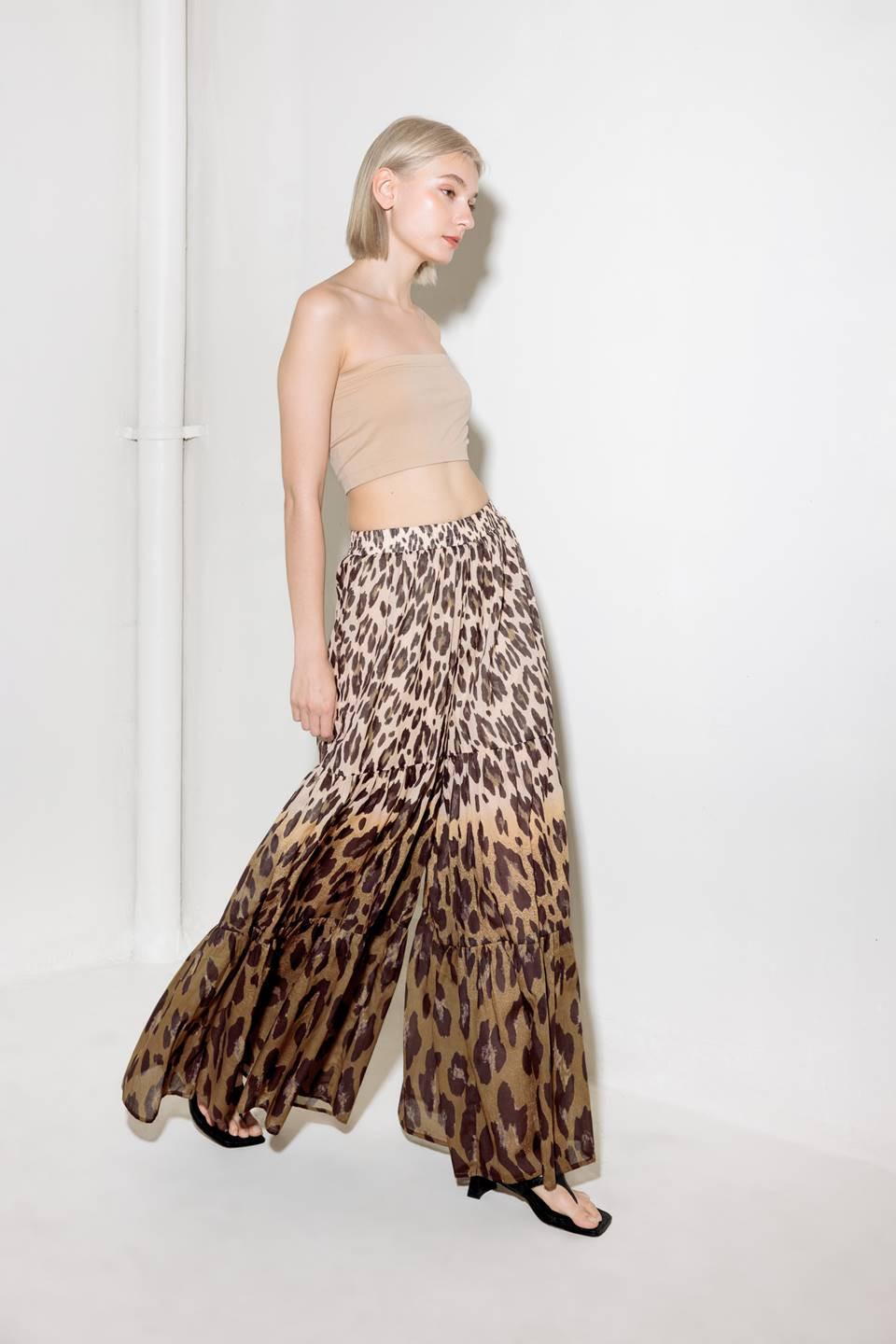 Boundless Heart Woven Pants in taupe brown, view 3 — Soul Flow Apparel