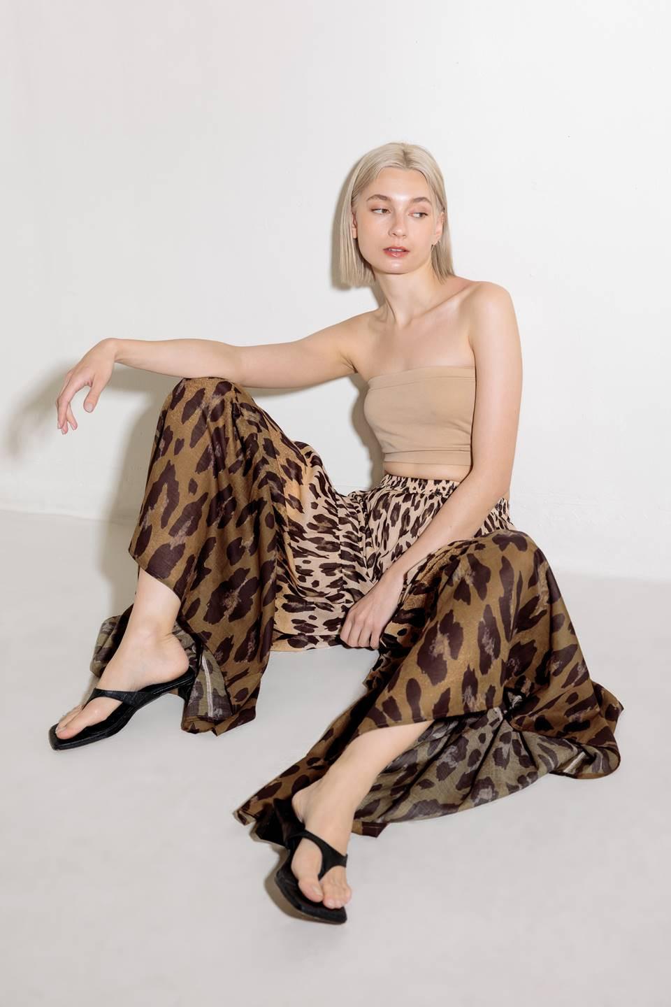 Boundless Heart Woven Pants in taupe brown, view 9 — Soul Flow Apparel