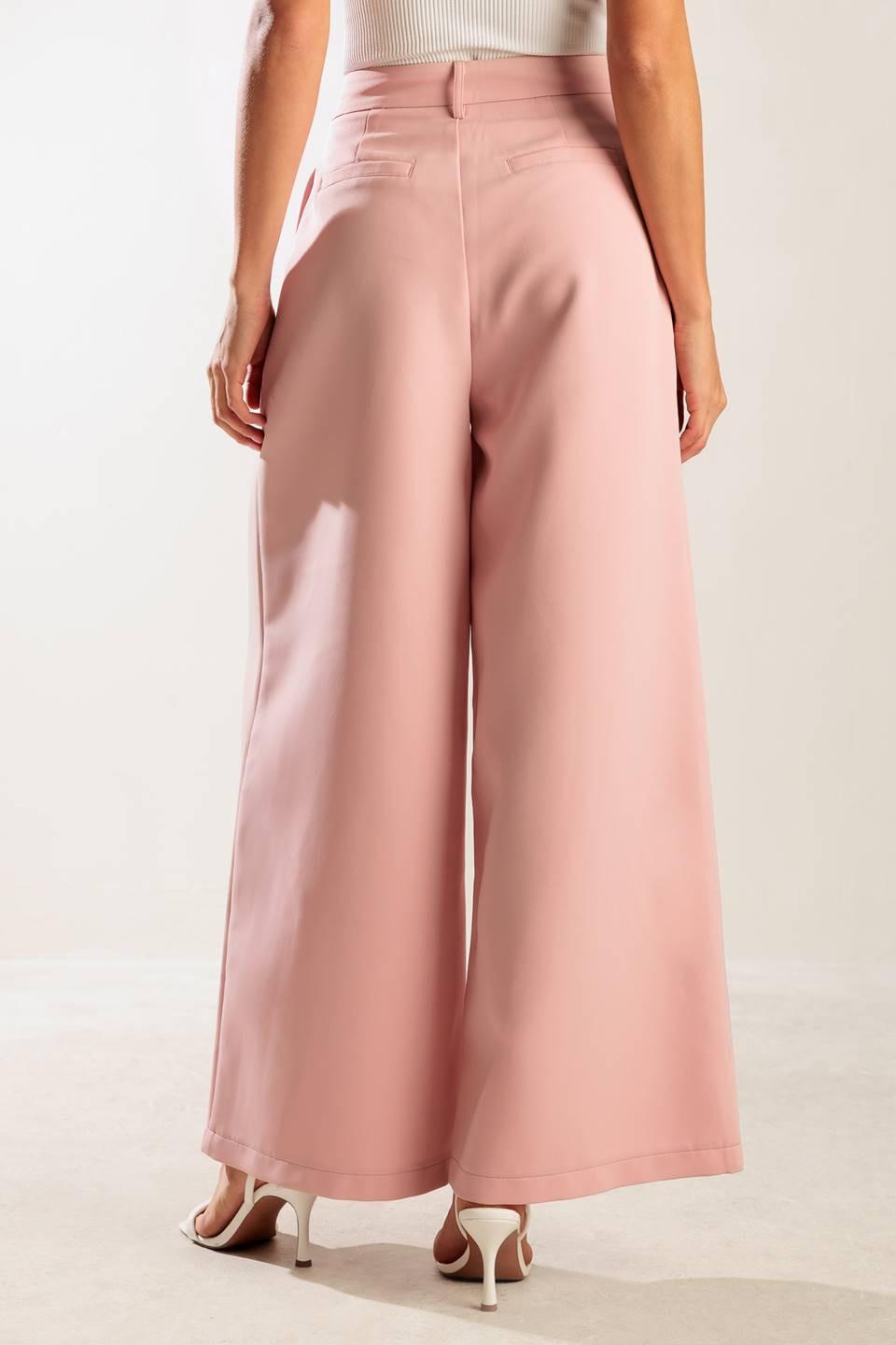 In My Own World Woven Pants in light pink, view 5 — Soul Flow Apparel
