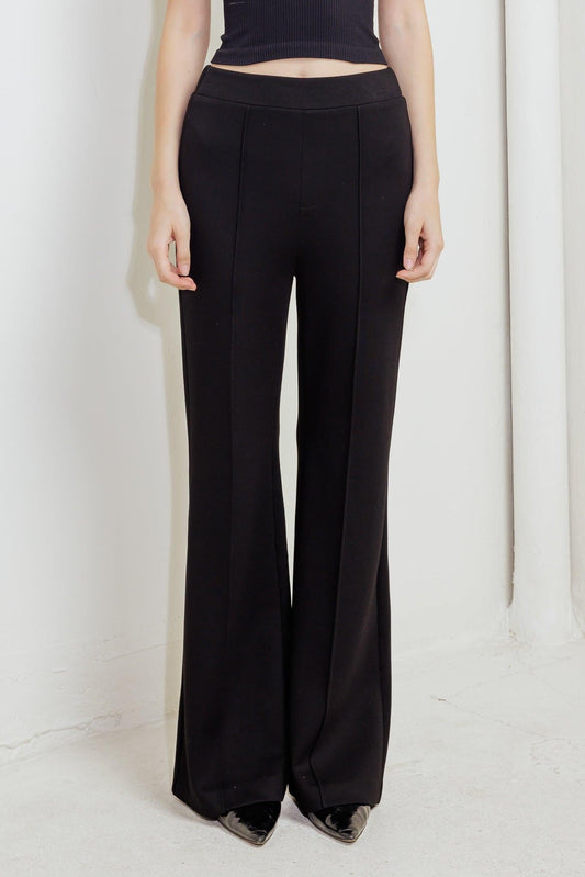 Modern Flow Black Woven Pants, view 1 — Soul Flow Apparel