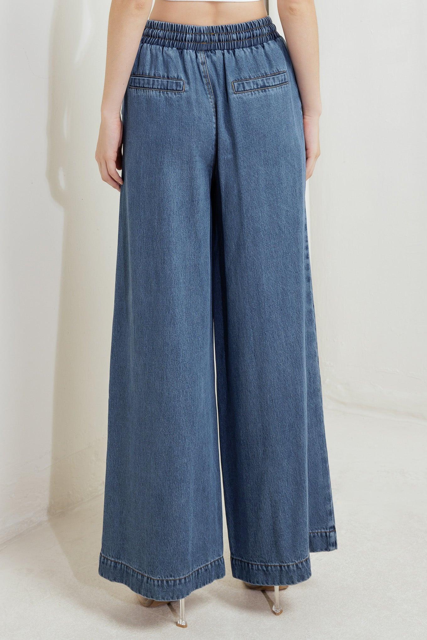 Offline Edge Indigo Denim Pants, view 7 — Soul Flow Apparel
