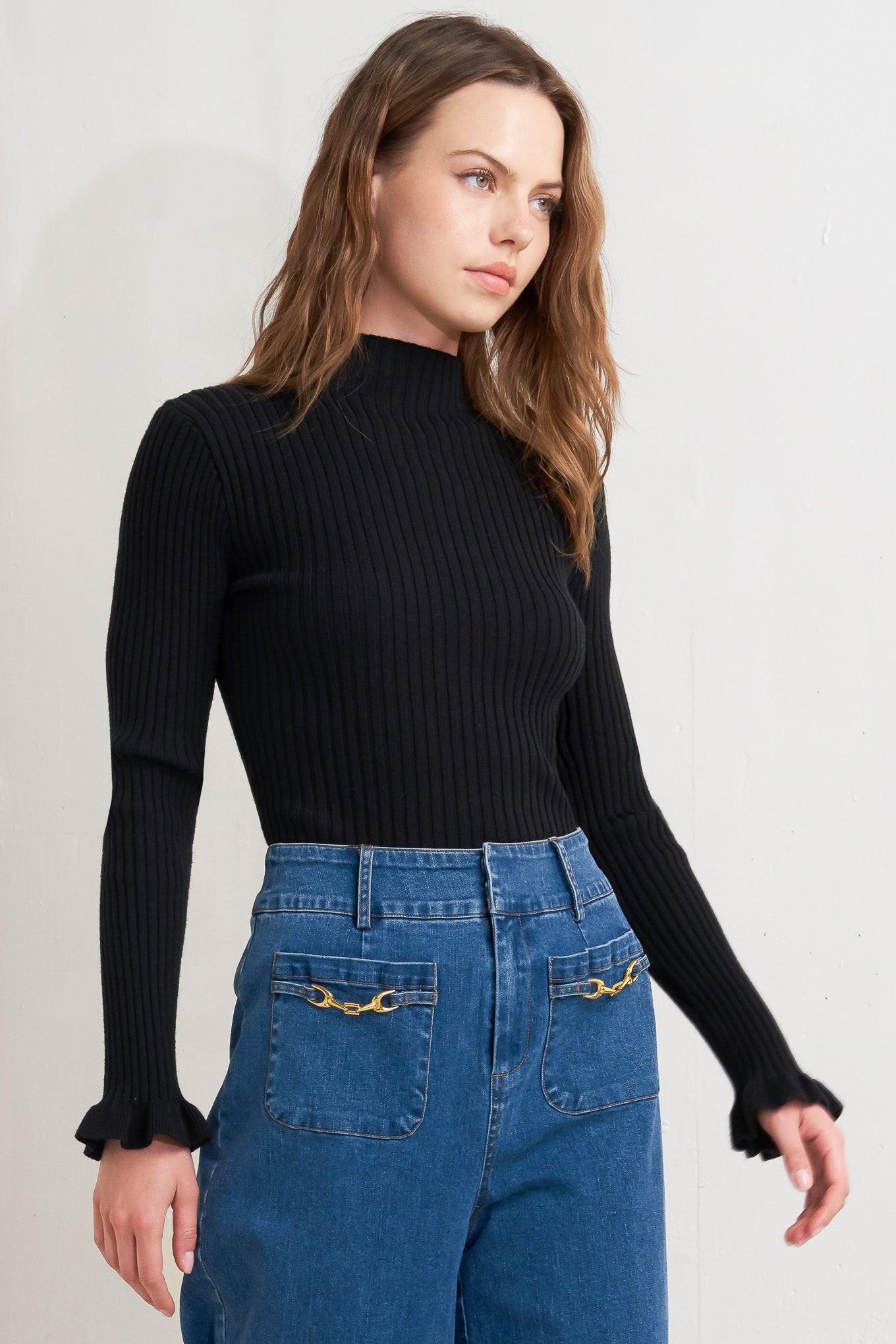 Timeless Blue Denim Pants, view 4 — Soul Flow Apparel
