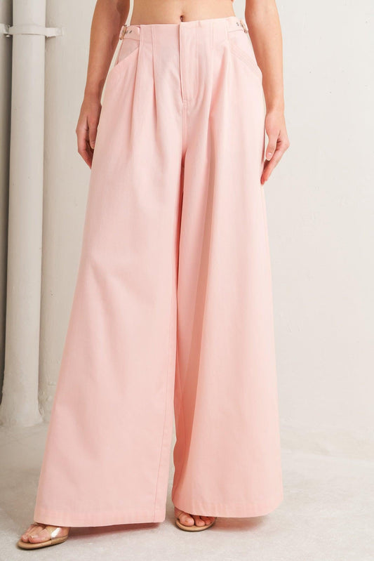 Heritage Reboot Woven Pants in pink, view 1 — Soul Flow Apparel