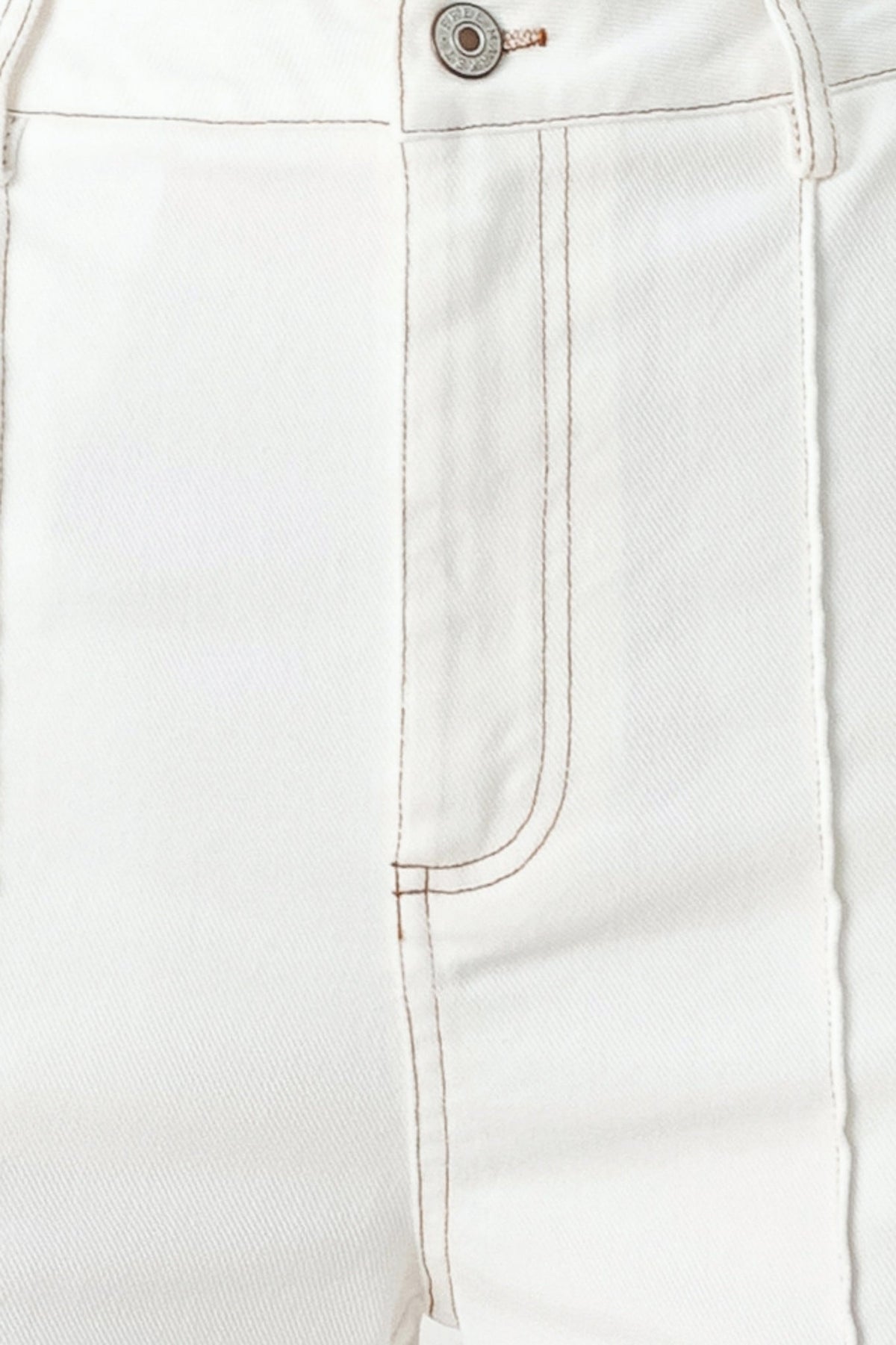 Fifth Street Woven Pants in off-white, fabric swatch — Soul Flow Apparel