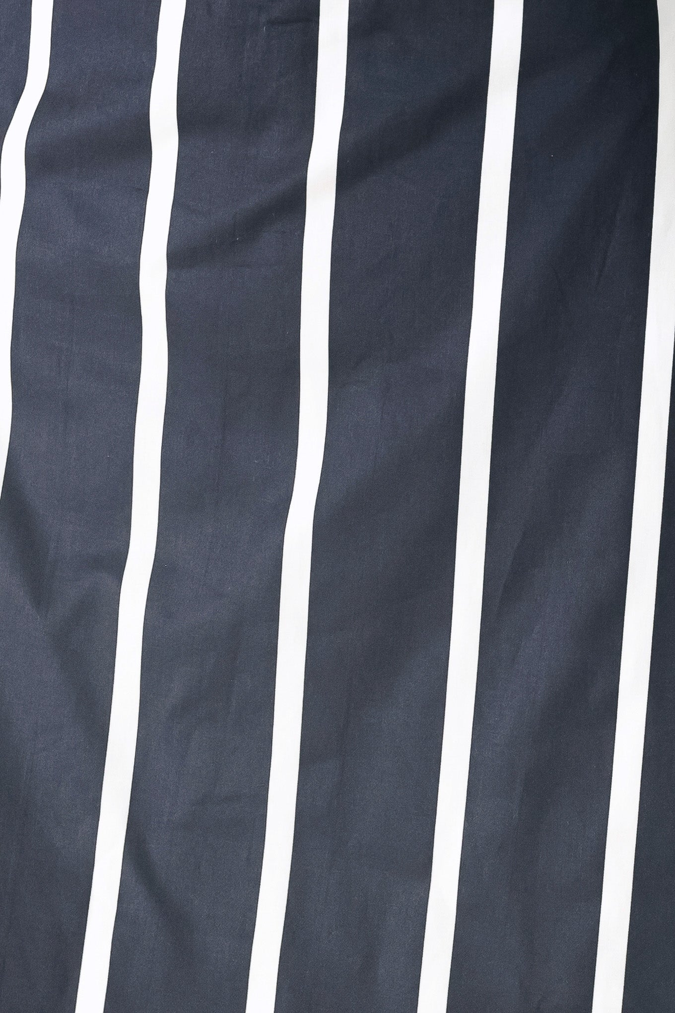 Dark Rhythm Stripe Woven Skort in navy white, fabric swatch — Soul Flow Apparel