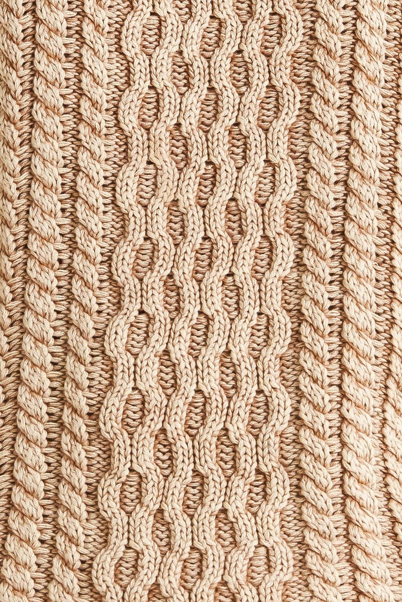 Never Forget Knit Tank Top in camel, fabric swatch — Soul Flow Apparel