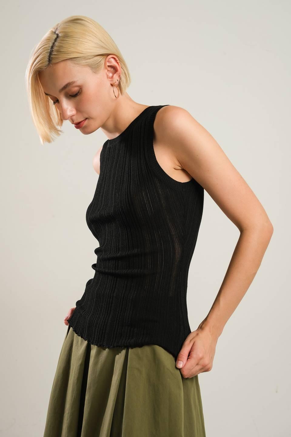 Be Right Back Black Sweater Top, view 7 — Soul Flow Apparel