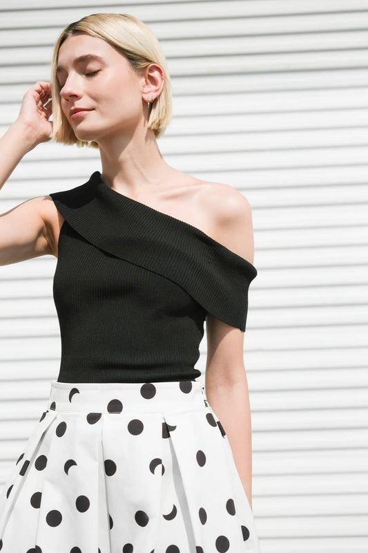 Designs Beyond Knit Bodysuit in black, view 3 — Soul Flow Apparel