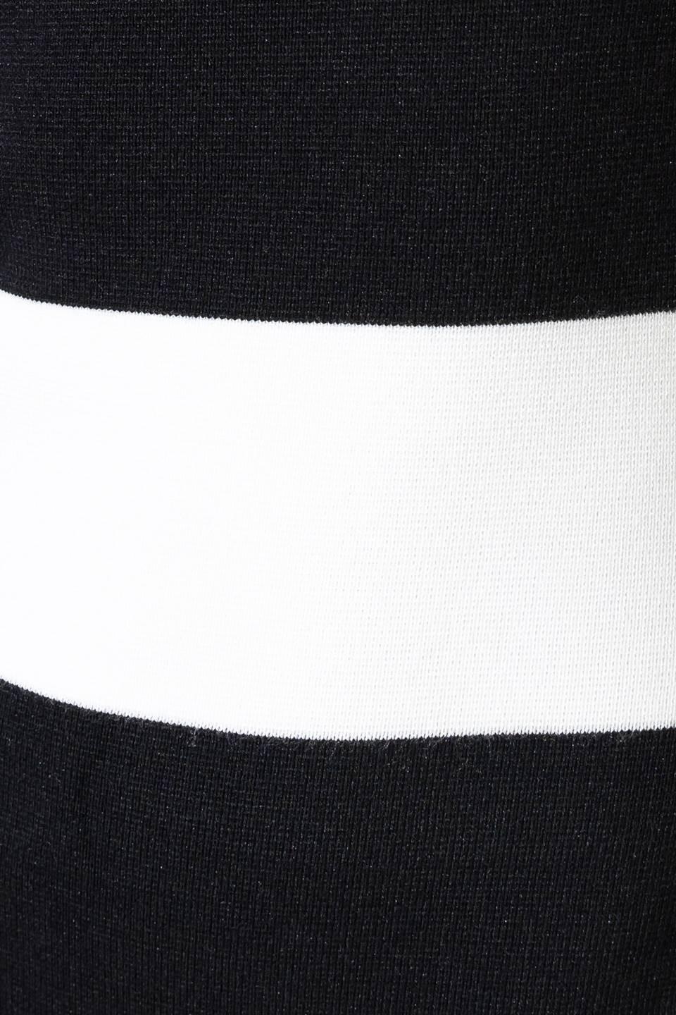 Romantic Afternoon Sweater Midi Tube Dress in black white, fabric swatch — Soul Flow Apparel