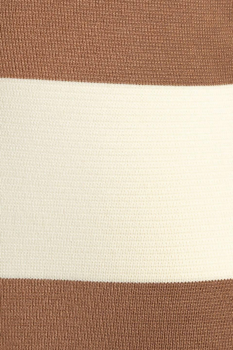 Romantic Afternoon Sweater Midi Tube Dress in taupe cream, fabric swatch — Soul Flow Apparel