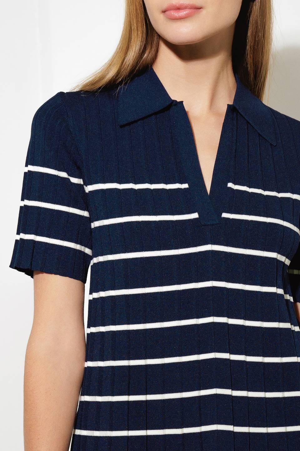 Rustic Dream Sweater Mini Dress in navy, view 4 — Soul Flow Apparel