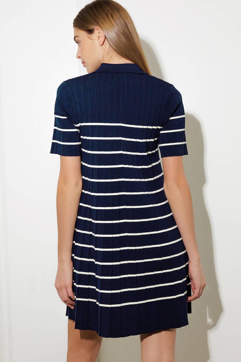 Rustic Dream Sweater Mini Dress in navy, view 7 — Soul Flow Apparel