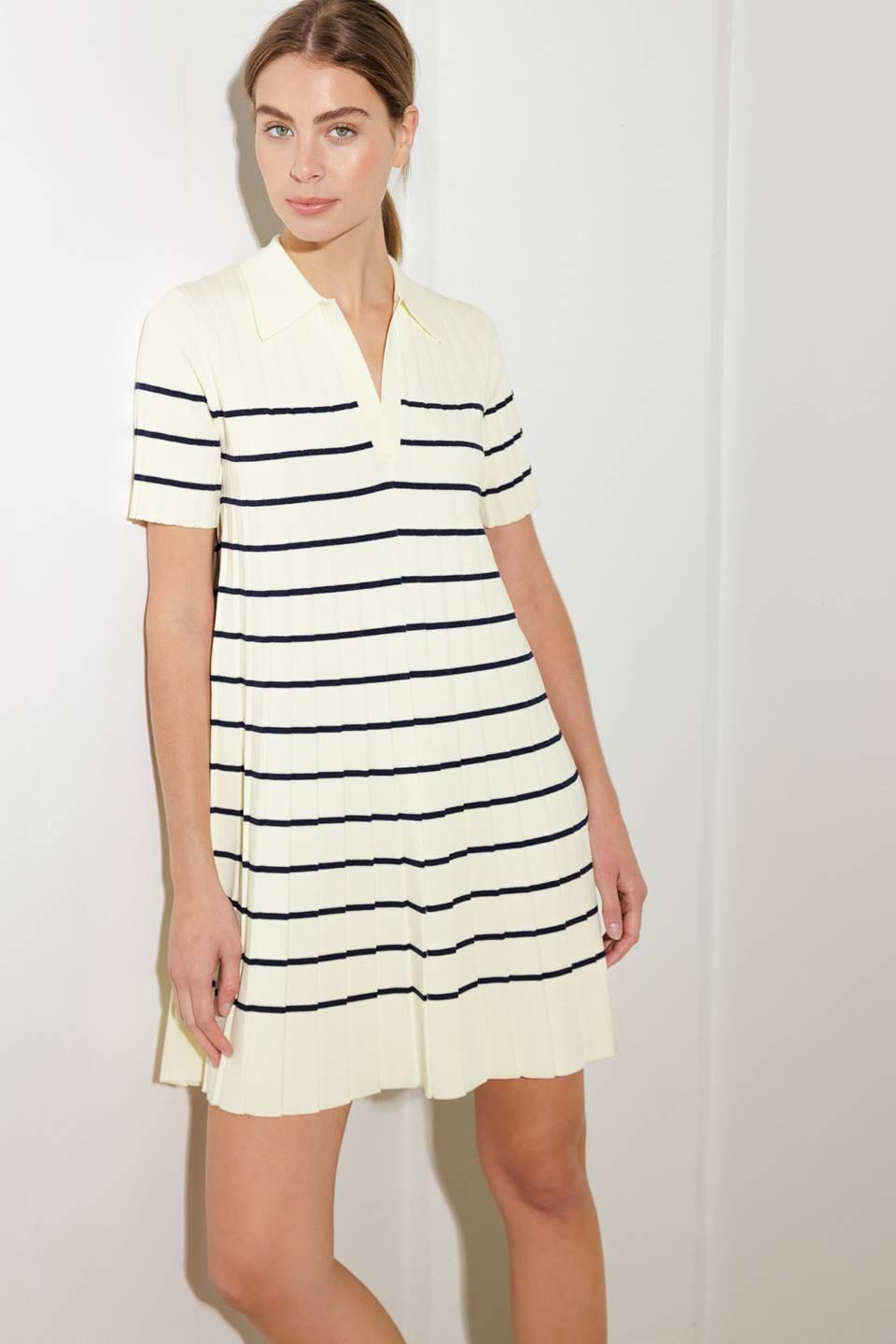 Rustic Dream Sweater Mini Dress in off-white, view 7 — Soul Flow Apparel