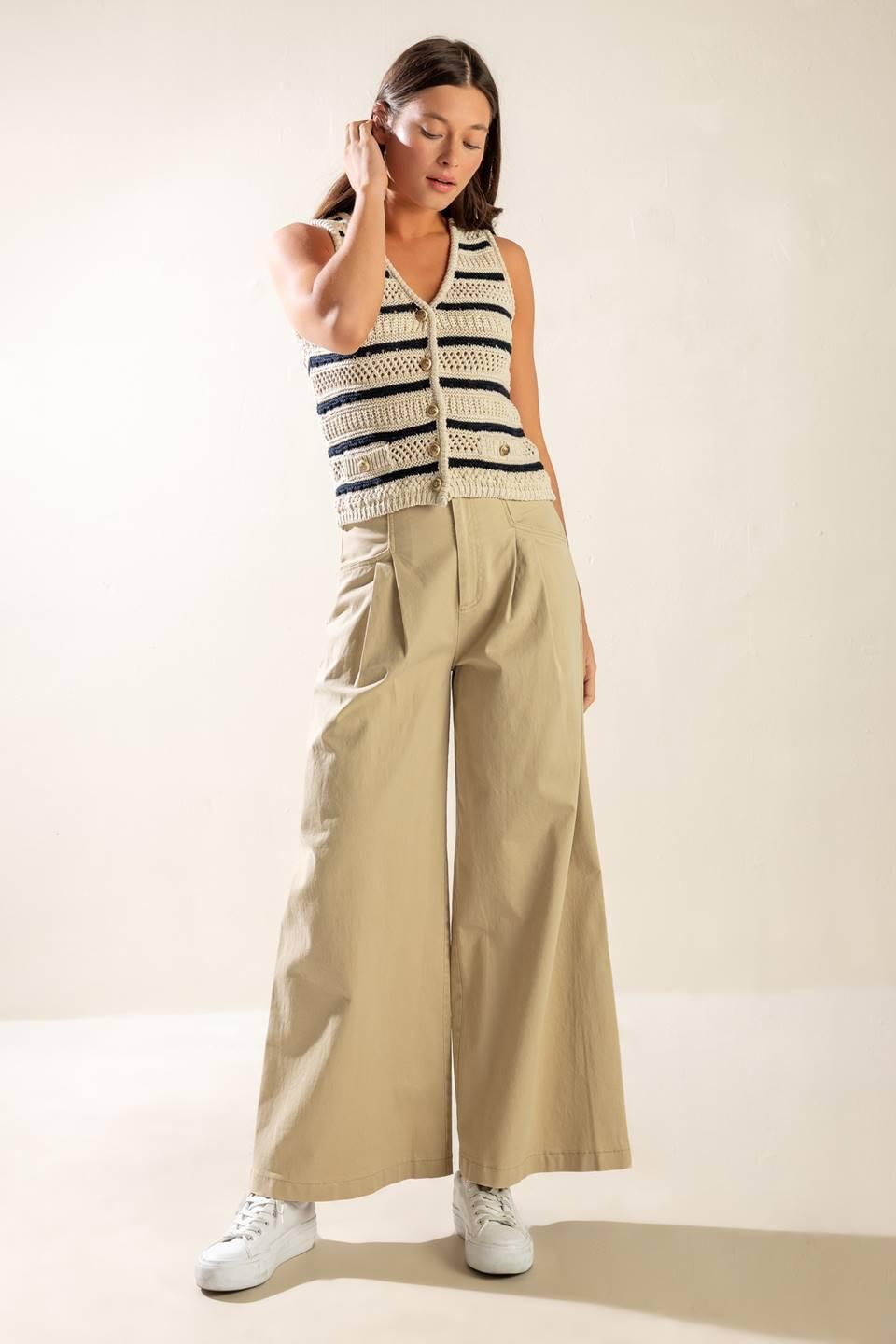 Into the Natural Sweater Knit Vest, view 1 — Soul Flow Apparel