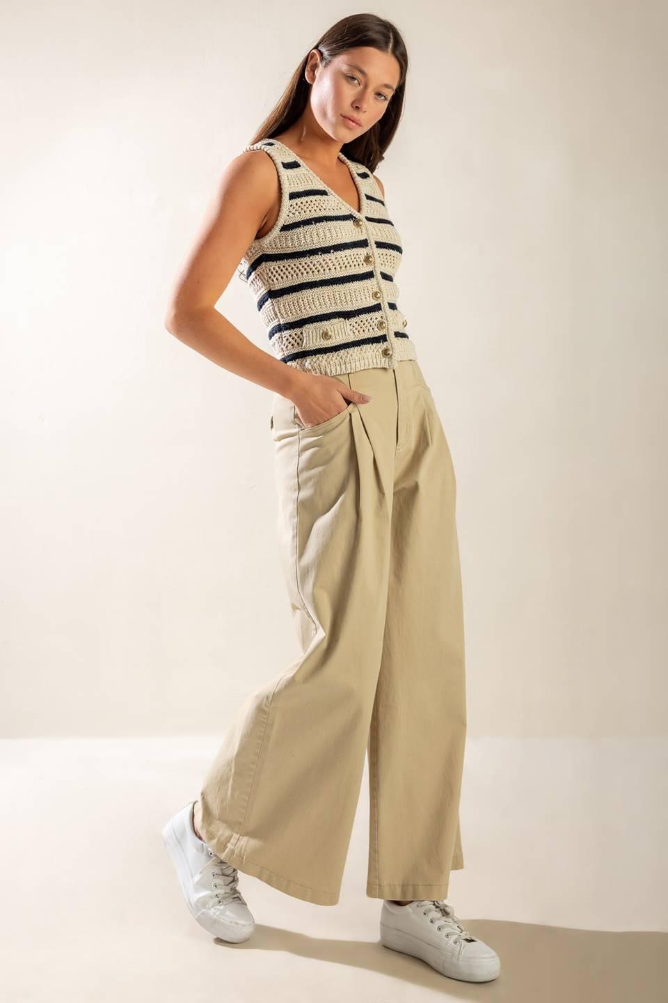 Into the Natural Sweater Knit Vest, view 4 — Soul Flow Apparel