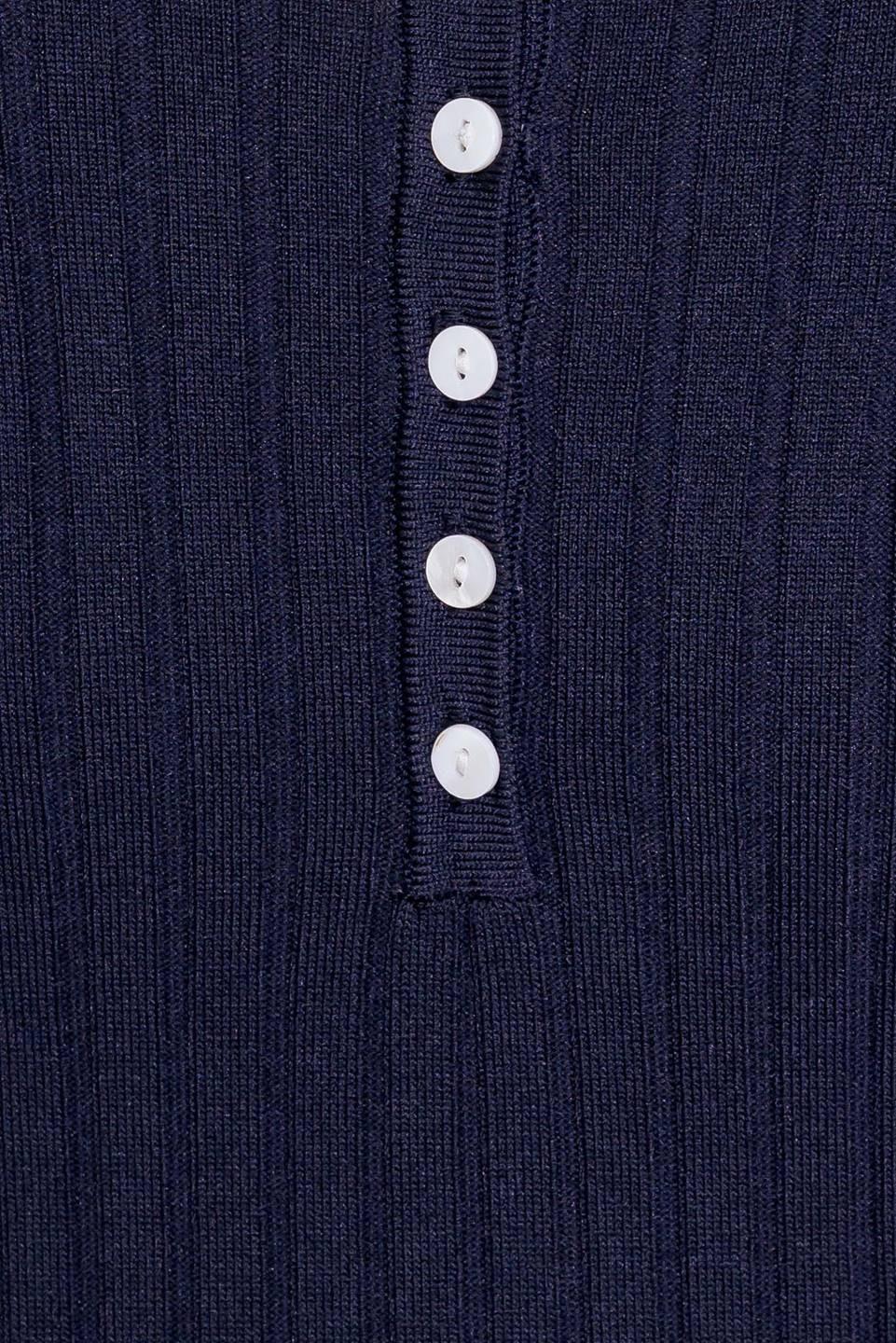 So Magnetic Navy Sweater Midi Dress in white, fabric swatch — Soul Flow Apparel
