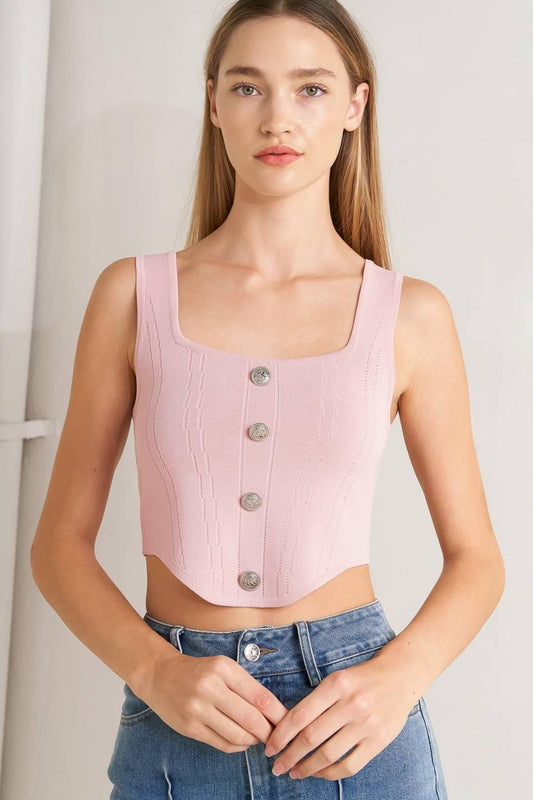 Luxe Basic Sweater Top in light mauve, view 1 — Soul Flow Apparel