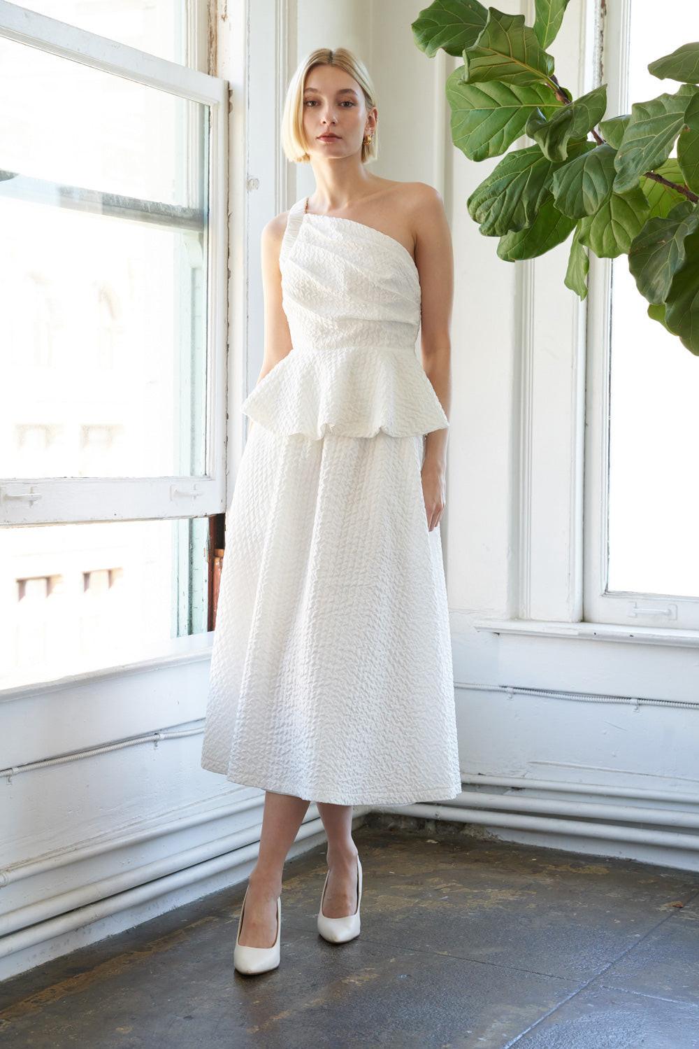 Spoonful of Sass Woven Top in 20white, view 2 — Soul Flow Apparel