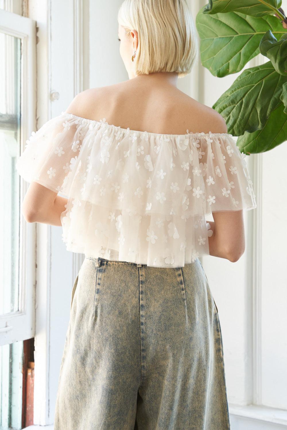 Love Galore Embellished Top, view 5 — Soul Flow Apparel