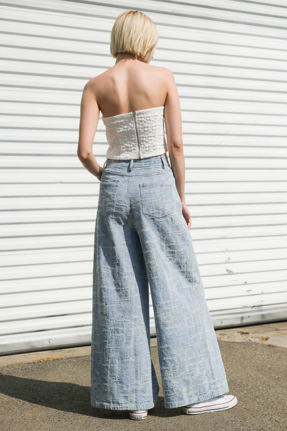 Summery Darling Woven Top in white, view 2 — Soul Flow Apparel