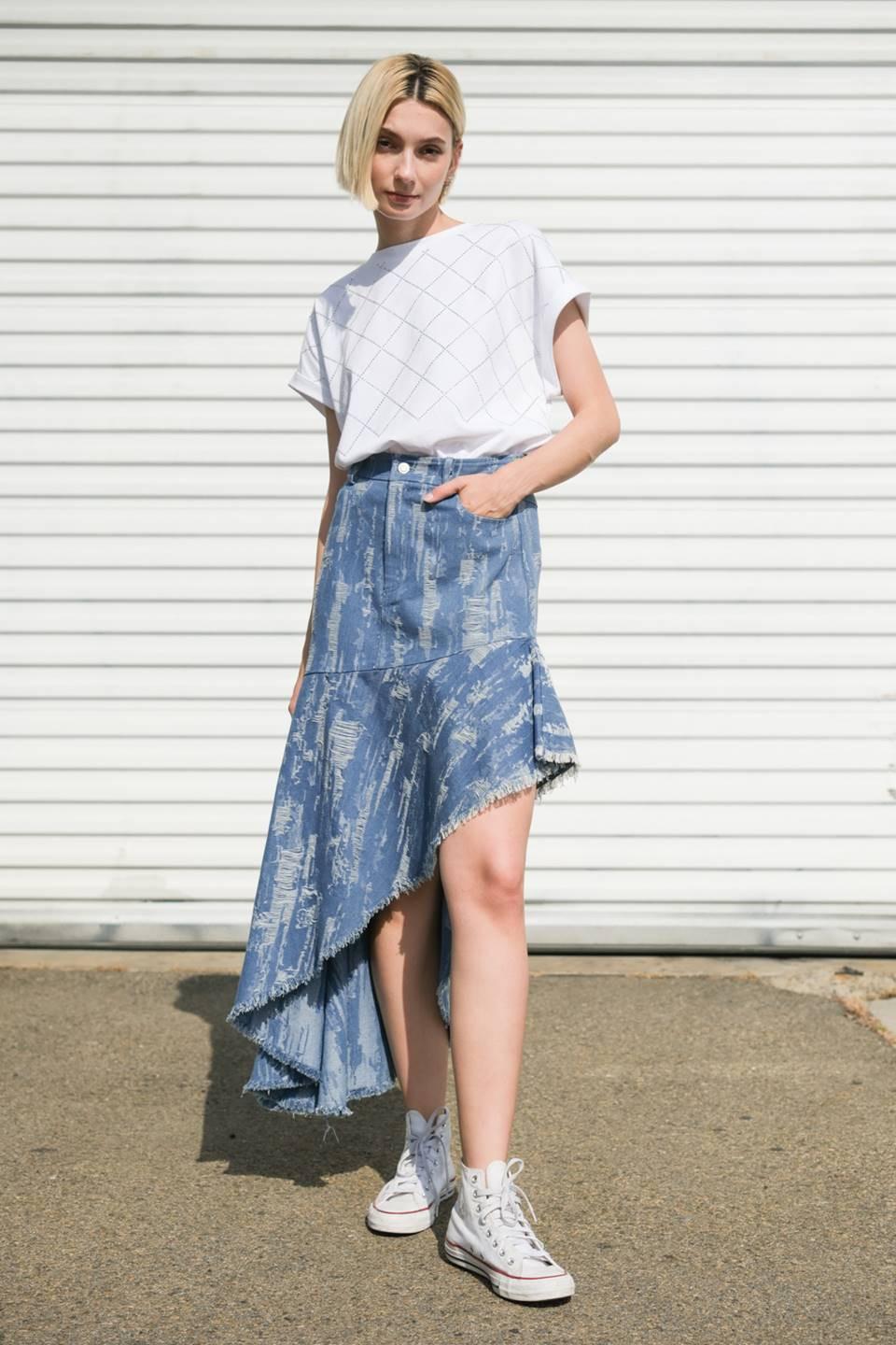 Sunny Essence Knit Top in white, view 3 — Soul Flow Apparel