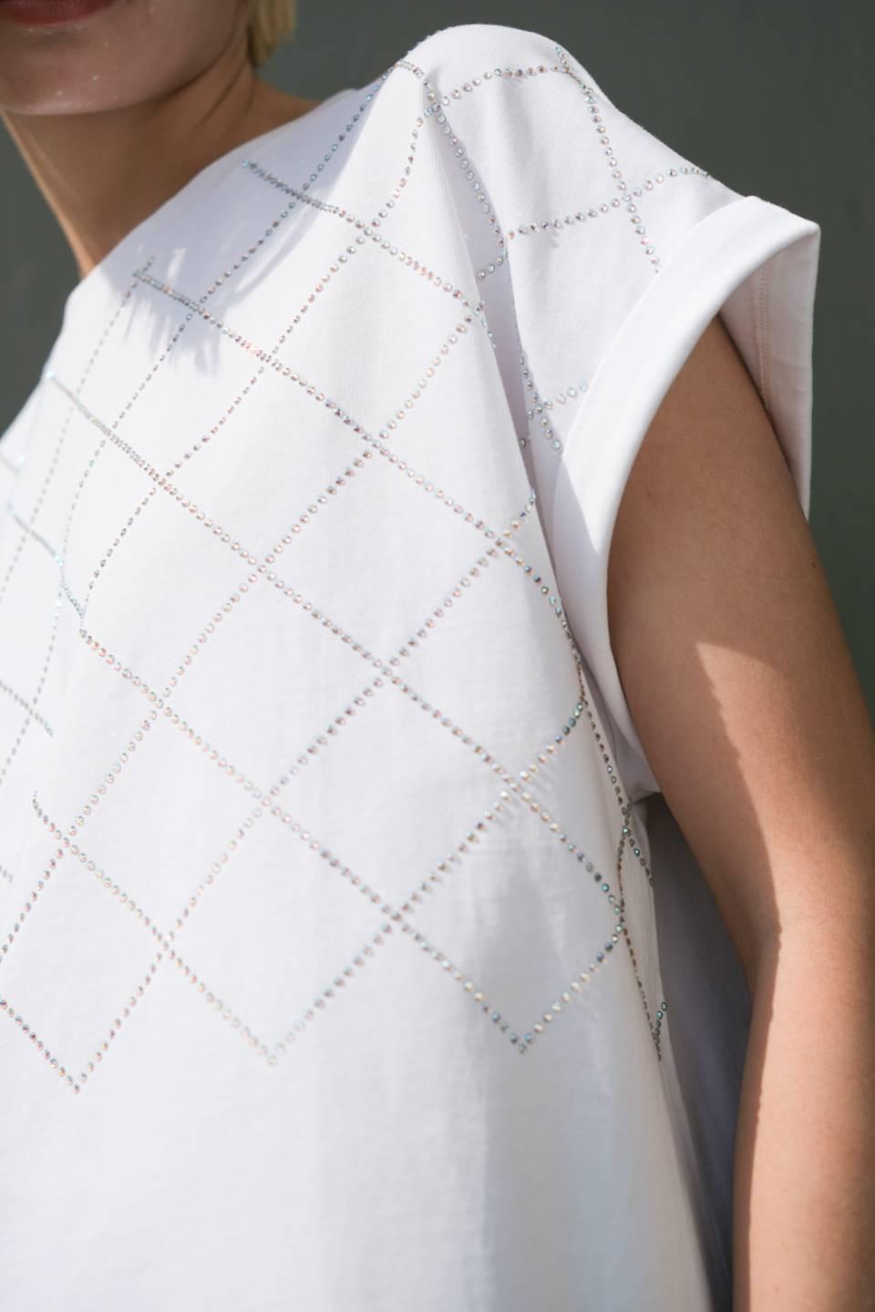 Sunny Essence Knit Top in white, view 4 — Soul Flow Apparel