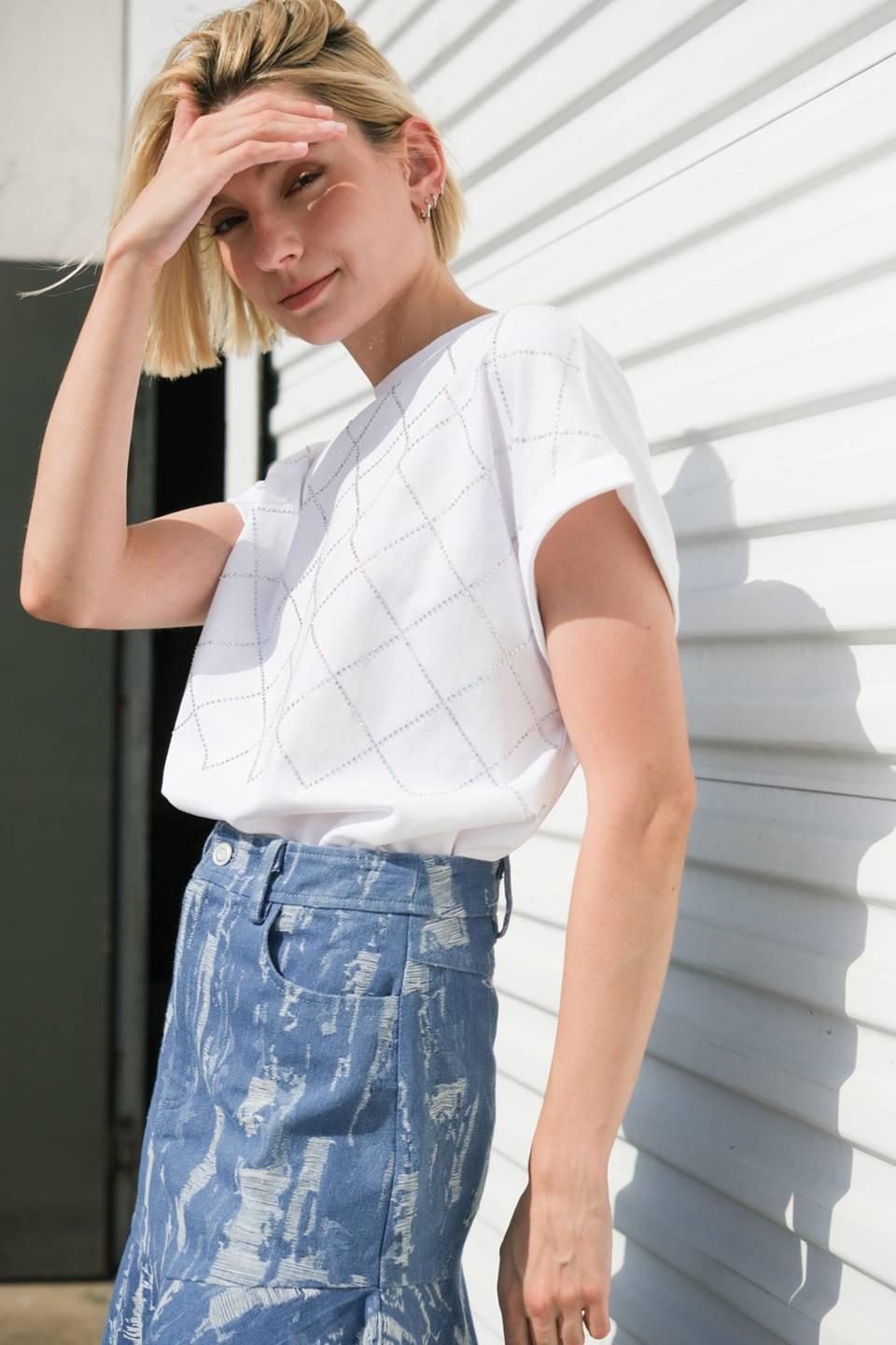 Sunny Essence Knit Top in white, view 5 — Soul Flow Apparel