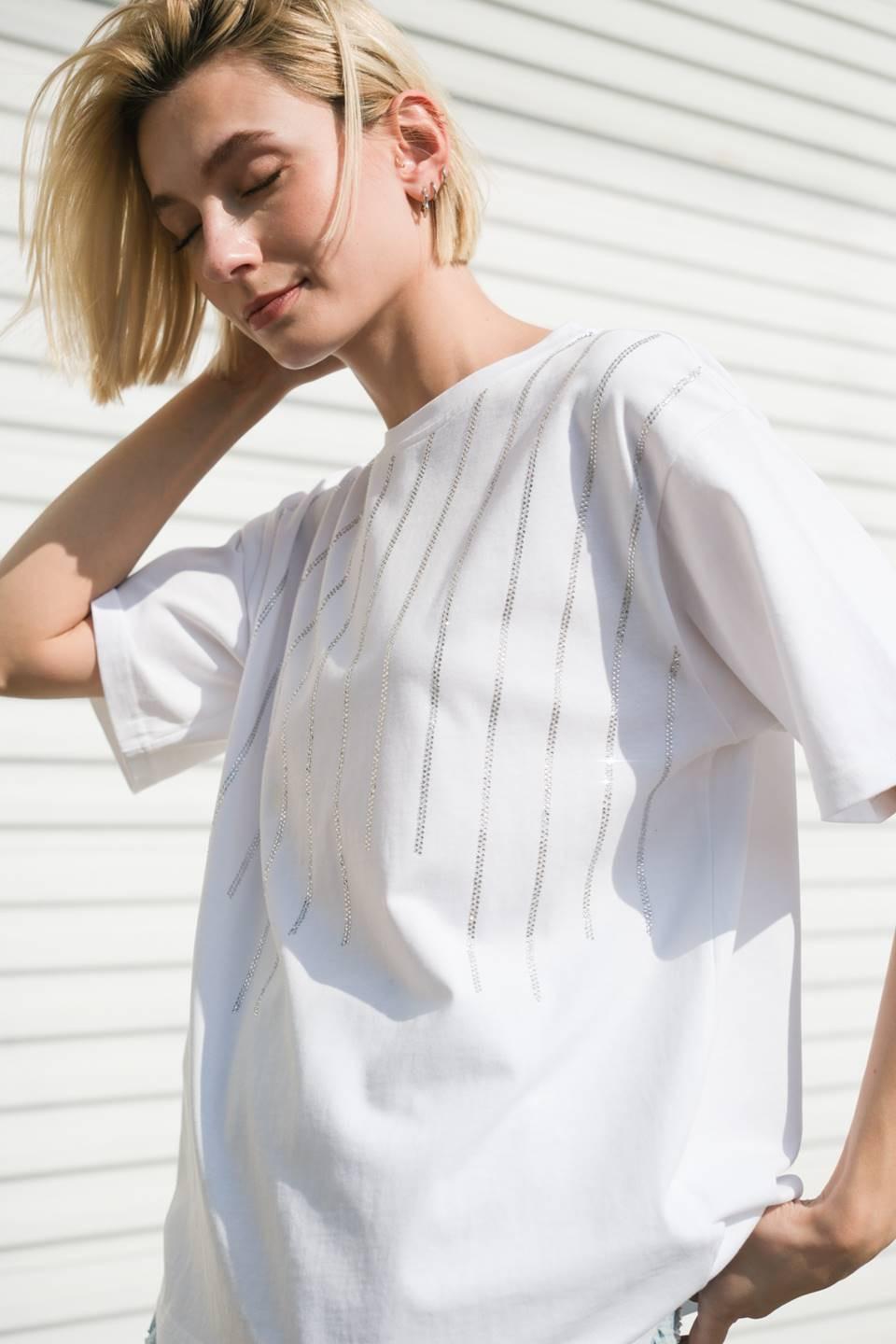 Let It All Go Knit Top in white, view 4 — Soul Flow Apparel