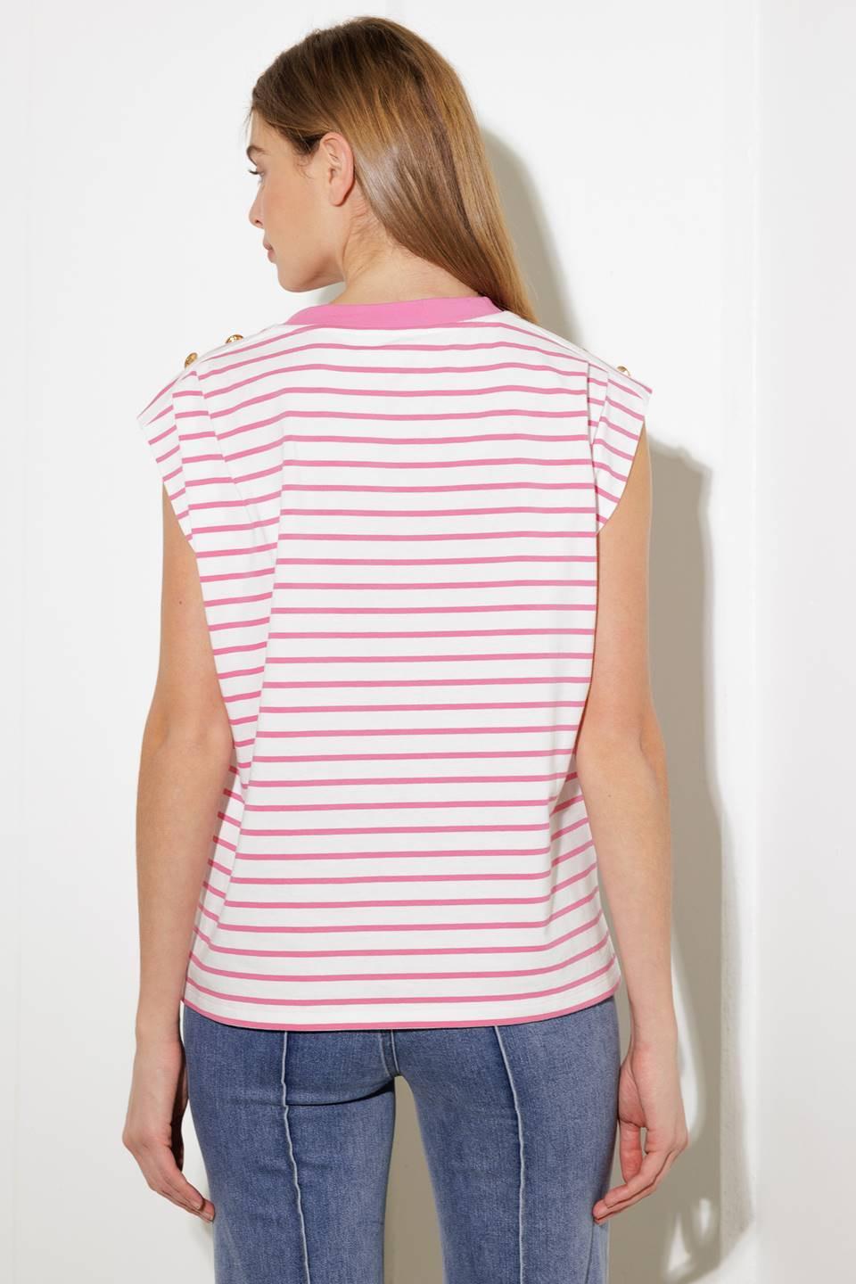 Feeling Special Pink Knit Top in white, view 3 — Soul Flow Apparel