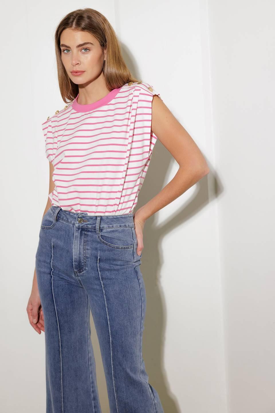 Feeling Special Pink Knit Top in white, view 8 — Soul Flow Apparel