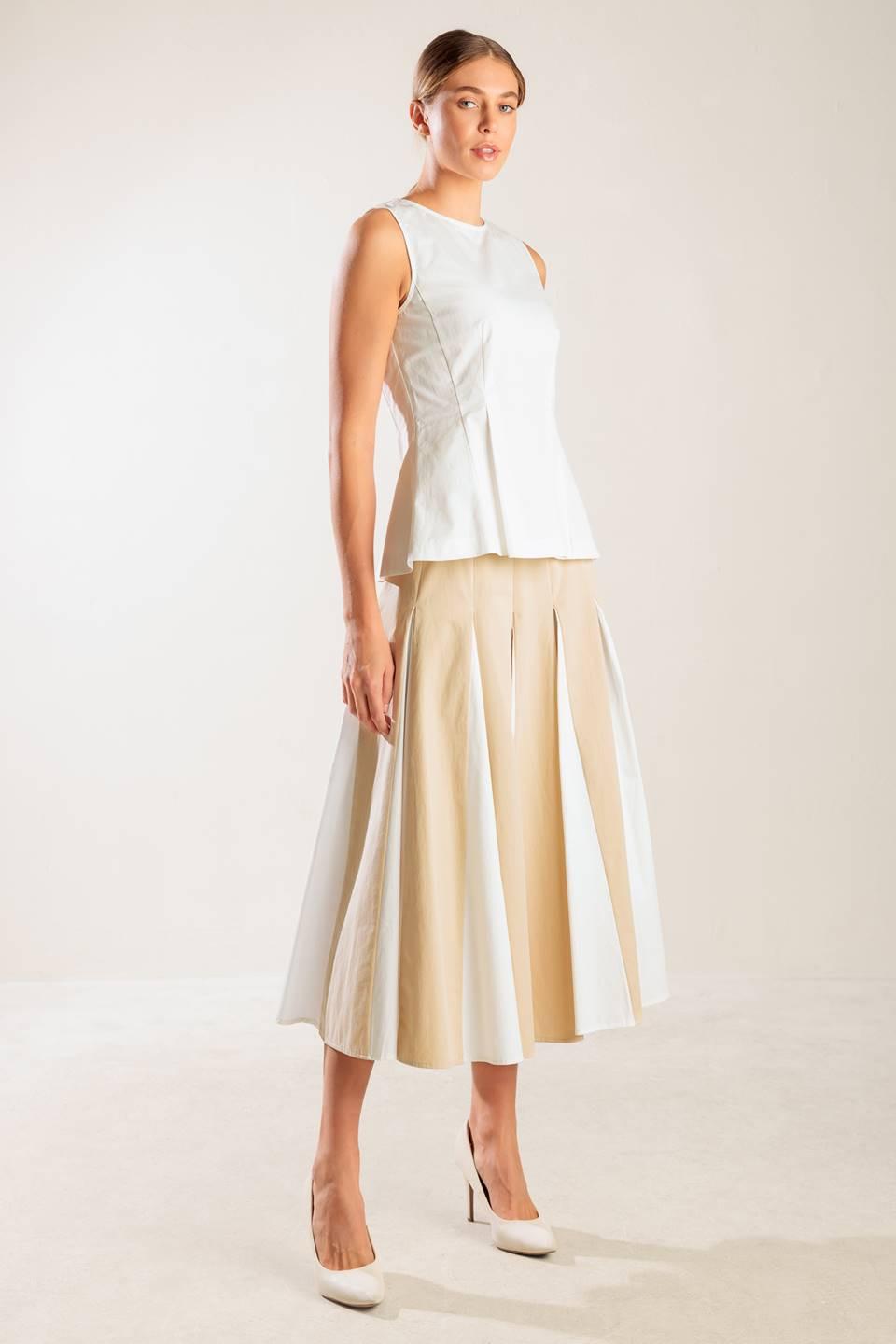 First Date White Woven Top, view 5 — Soul Flow Apparel