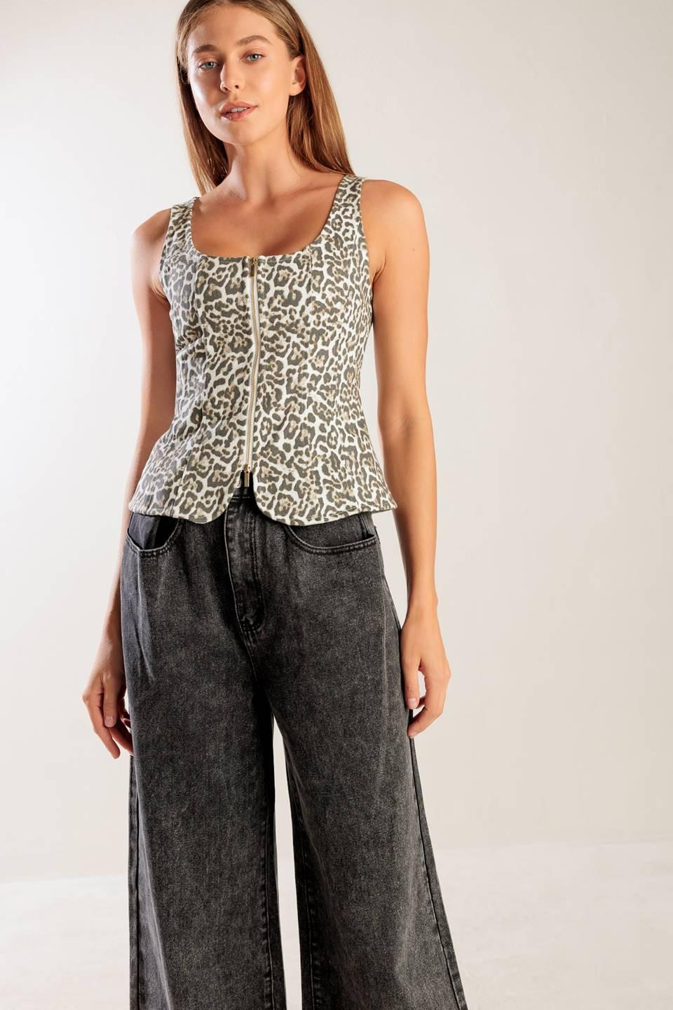 Something Special Woven Vest in white, view 4 — Soul Flow Apparel