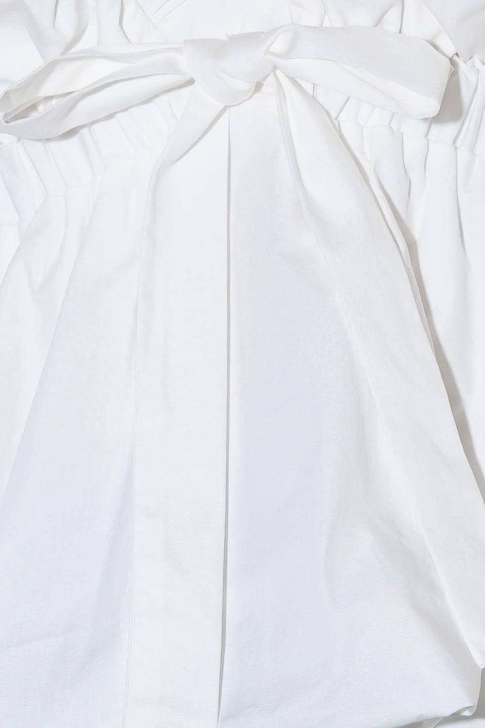 Slow Down in White Woven Top, fabric swatch — Soul Flow Apparel
