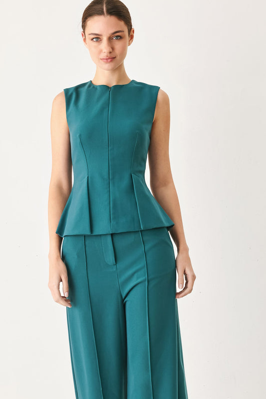 MODERN FLOW WOVEN TOP