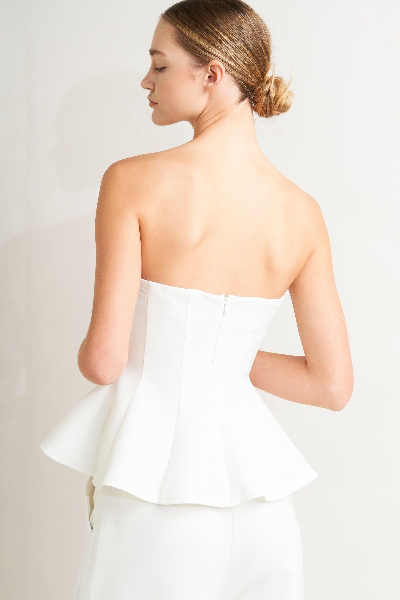 Sunshine Dream Woven Top in white, view 7 — Soul Flow Apparel