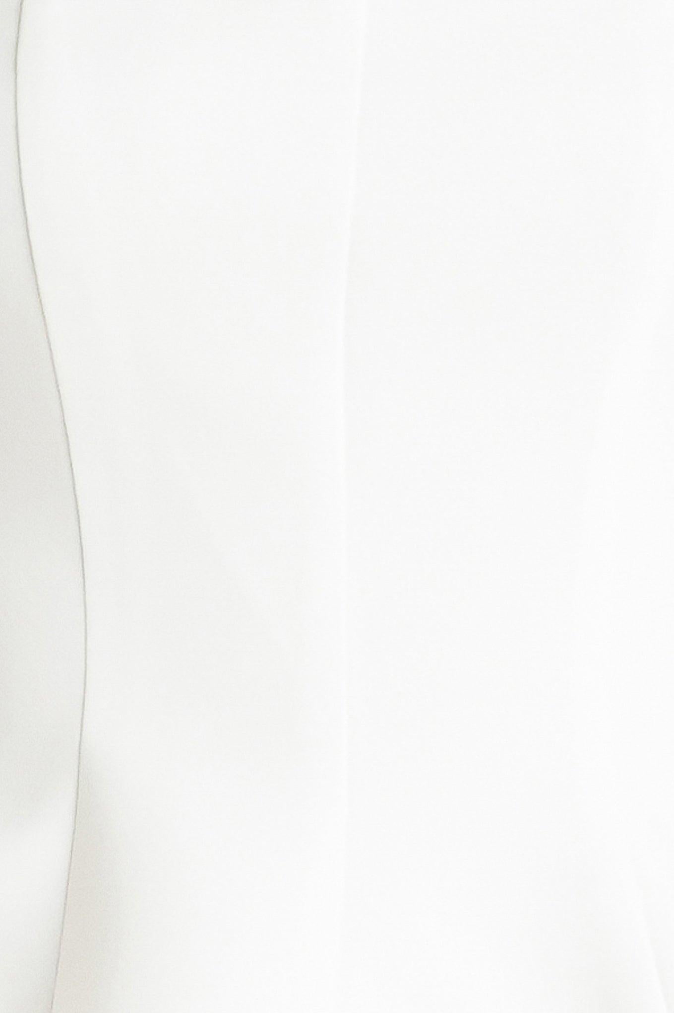 Sunshine Dream Woven Top in white, fabric swatch — Soul Flow Apparel