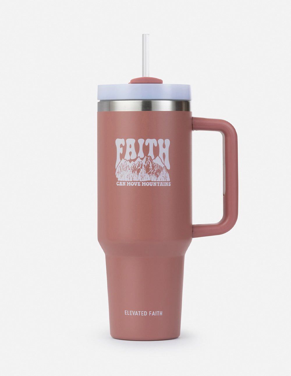 Faith Can Move Mountains 40 oz Tumbler – Christian Tumbler
