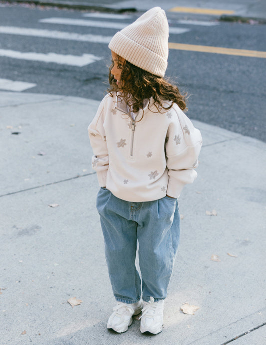 Floral Kids Half-Zip – Christian Kids Jacket