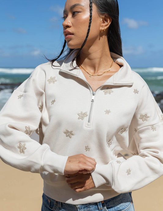 Floral Women's Half-Zip – Christian Jacket