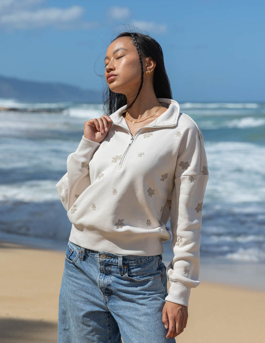 Floral Women's Half-Zip – Christian Jacket