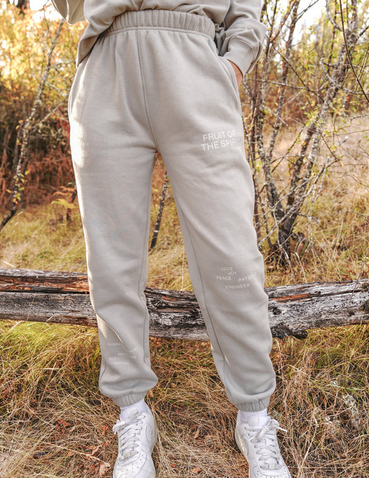 Fruit of the Spirit Grey Unisex Sweatpant – Christian Sweatpant