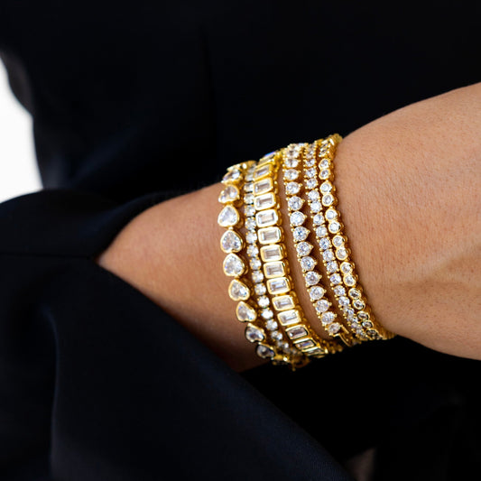 Bezel Tennis Bracelet — Soul Flow Apparel