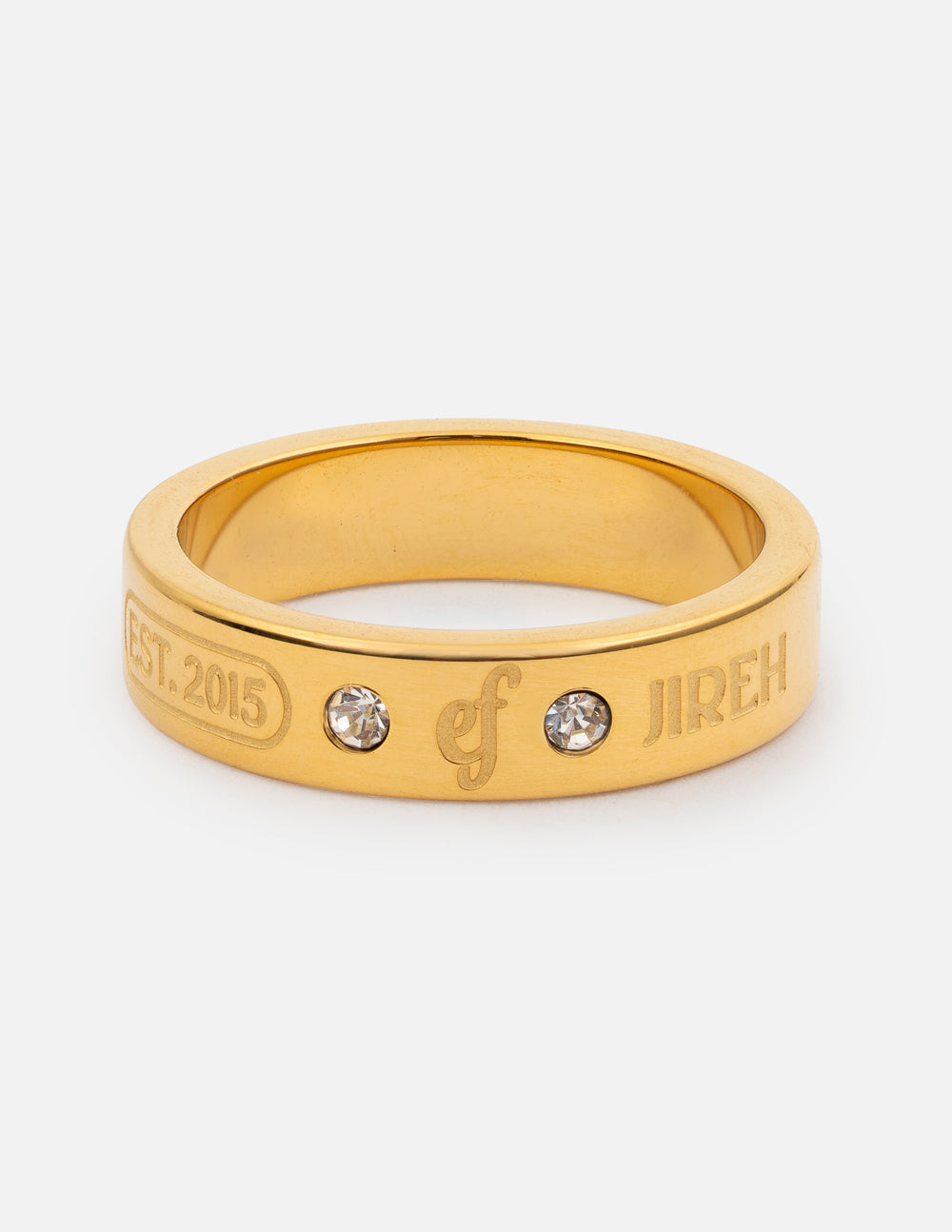 Gemstone Logo Ring – Christian Ring