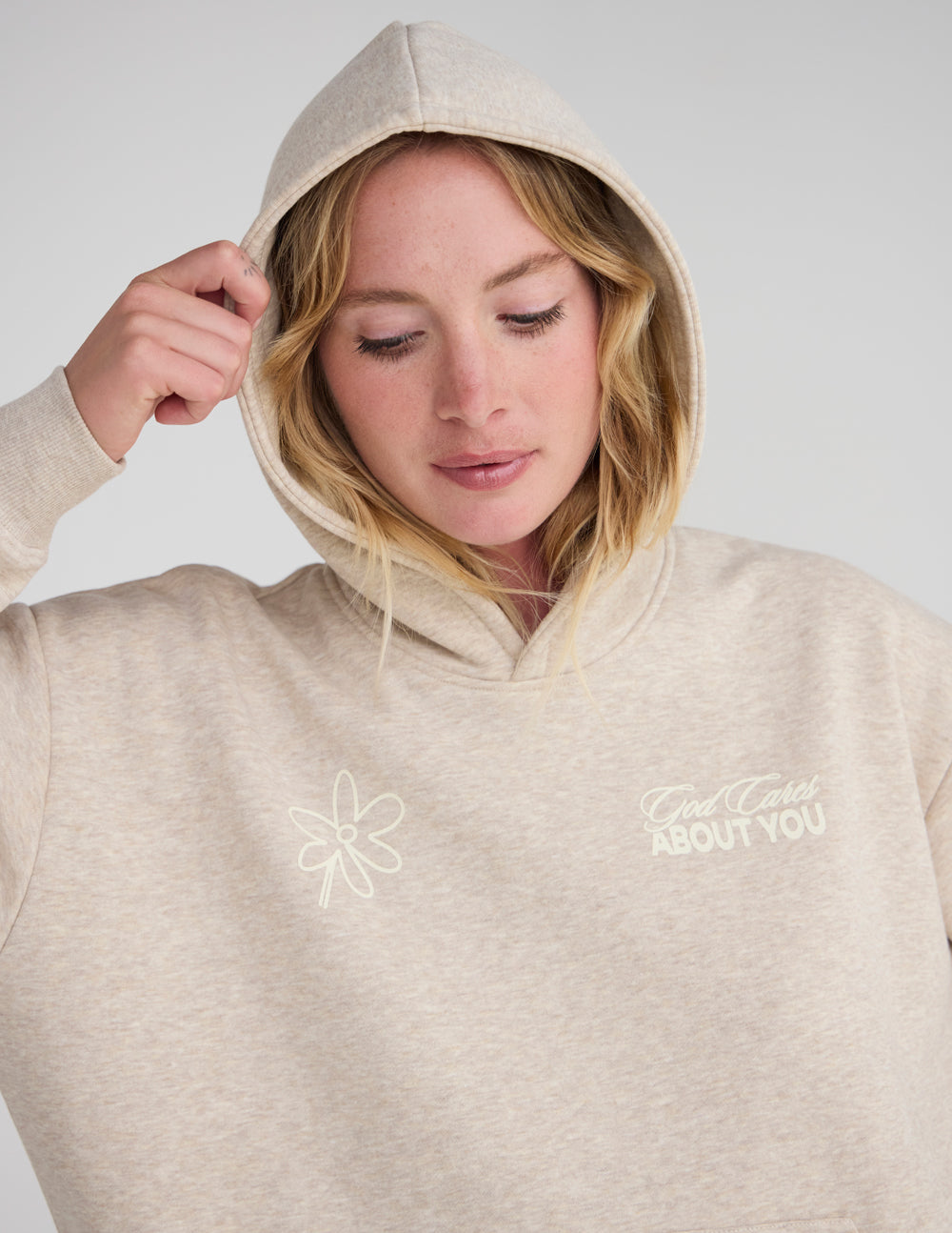 God Cares About You Unisex Hoodie – Christian Hoodie